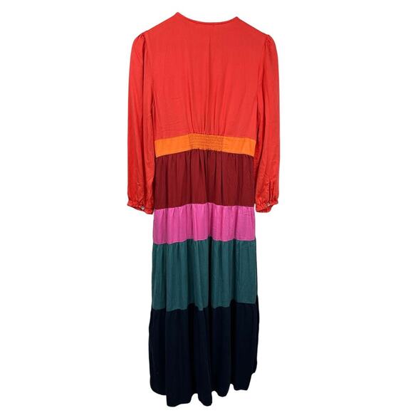 Marine Layer Maeve Colorblock Maxi Dress Size Small - Picture 6 of 13